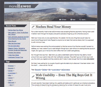 moreHawes meets WordPress!