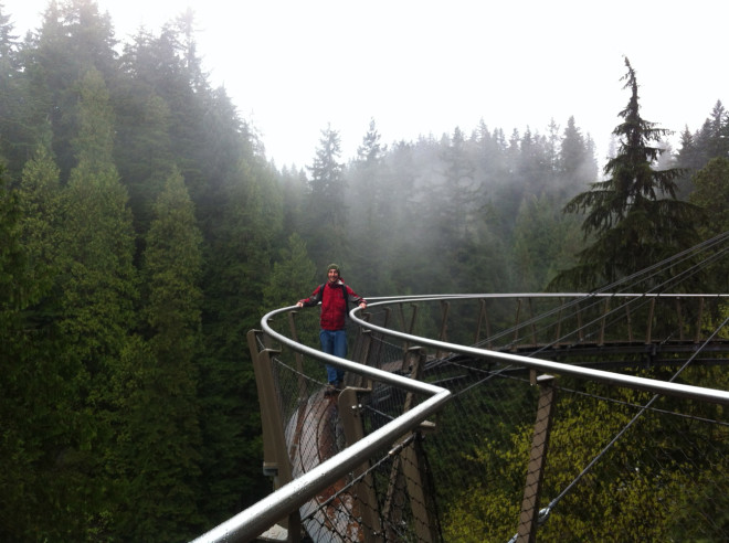 The Capilano cliffwalk