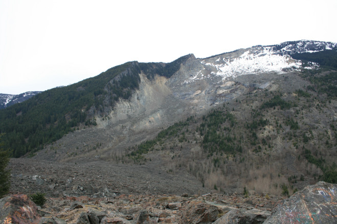 The Big Slide outside of Hope, BC