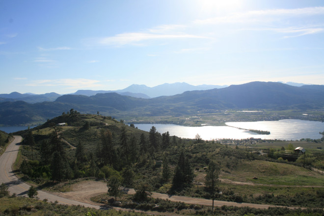 Looking out over Osoyoos