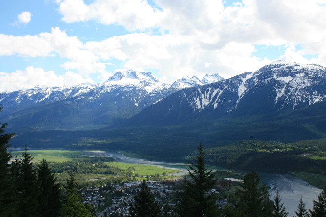 Overlooking Revelstoke