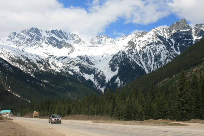 Highway 1 at Rogers Pass