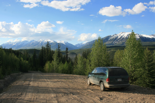 The spot where I saw the norther lights for the first time