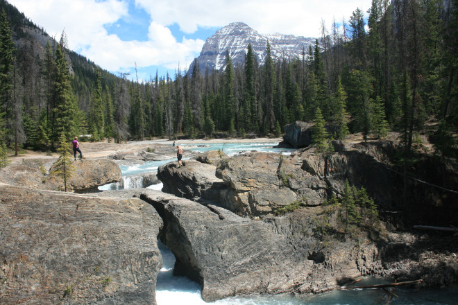 Natural bridge in Yoho National Park
