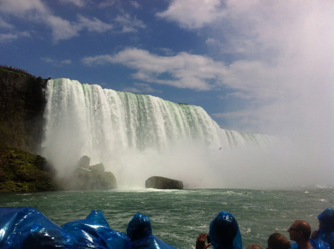 From The Maid of the Mist - the force of the water was really impressive