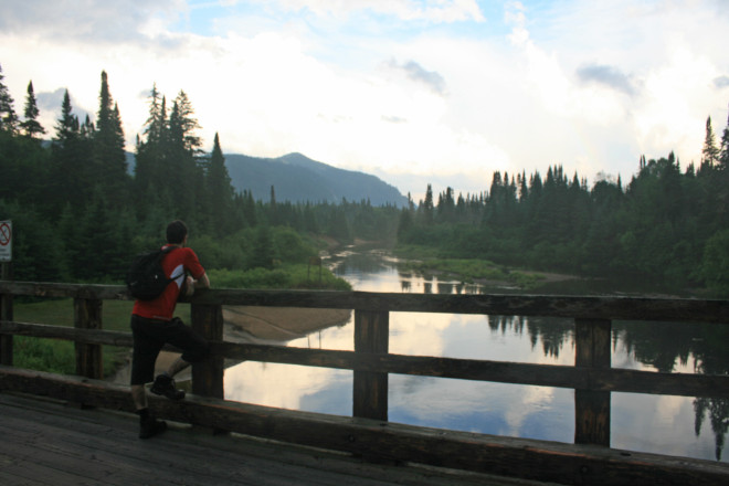 The weather only got good after this hike was over!