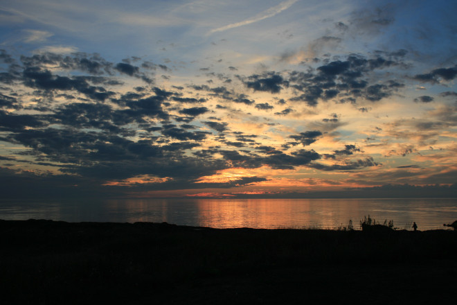 My first East coast sunset