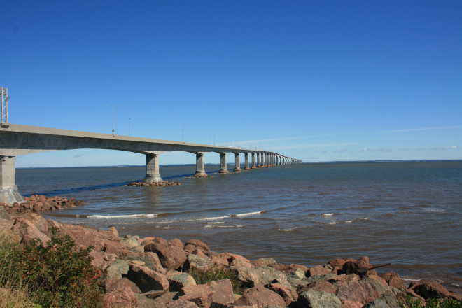 The Confederation Bridge to PEI
