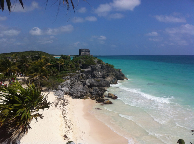 Mayan ruins just outside of Tulum 