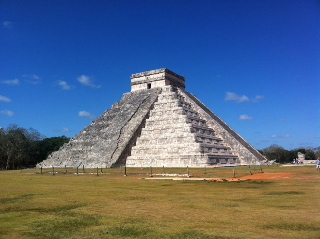 The main temple at Chichen-Itza