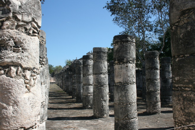 Columns - Chichen Itza