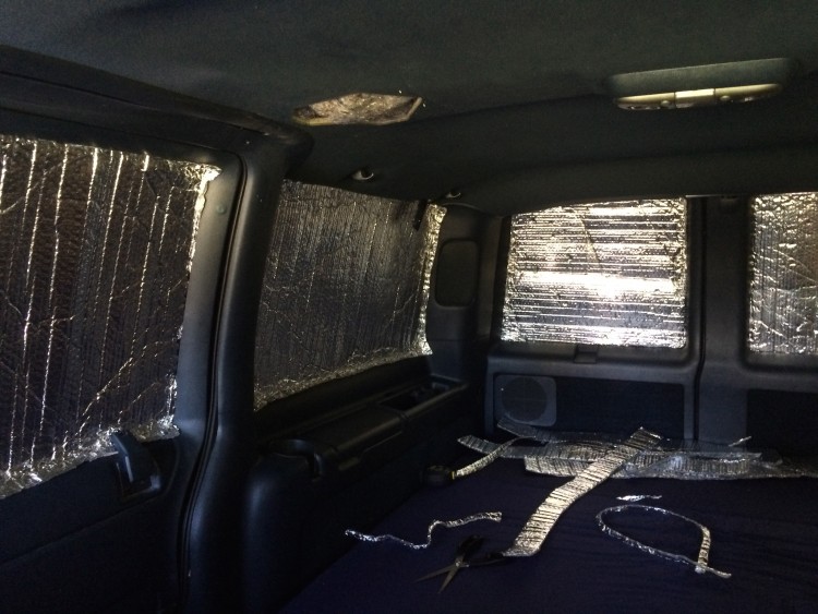 Blind made from insulation