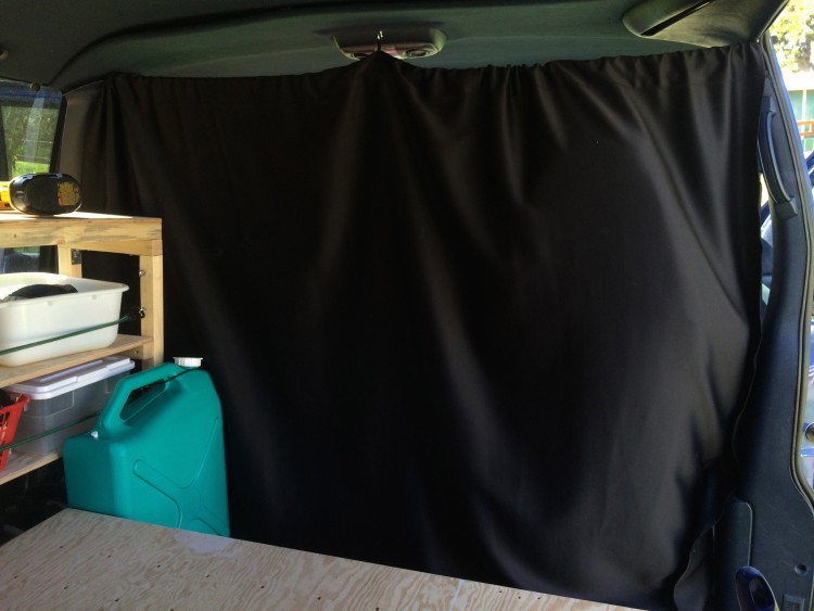 Curtain made from black out material