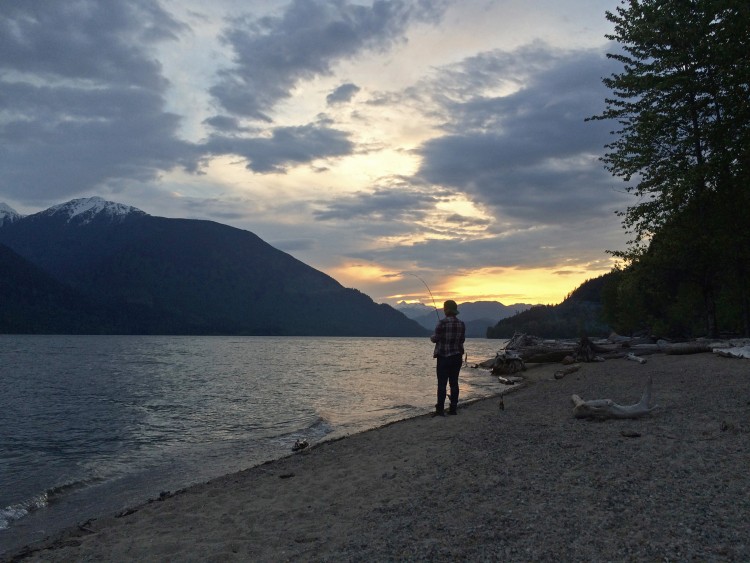 Some sunset fishing