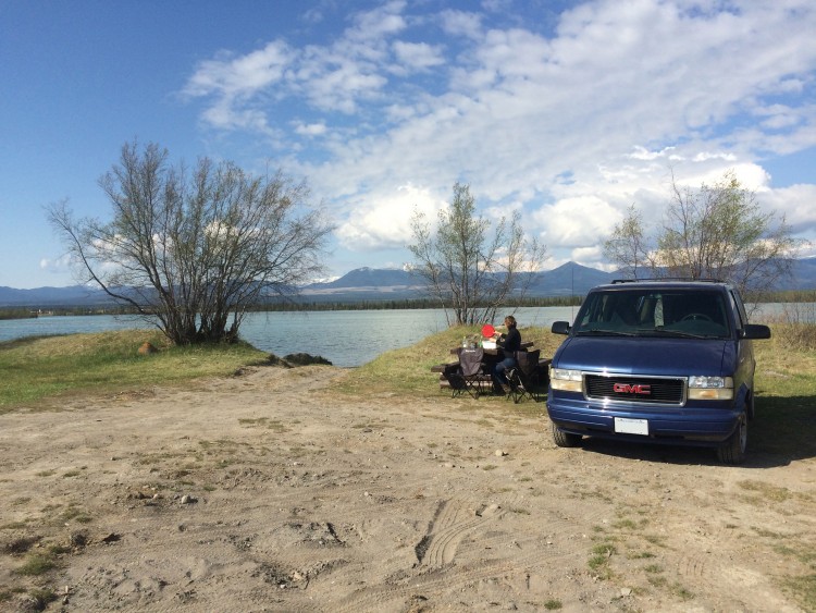 One of the free B.C recreation campsites we stayed at
