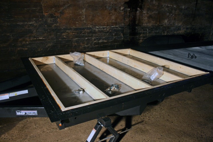 Blocking which will support the subfloor