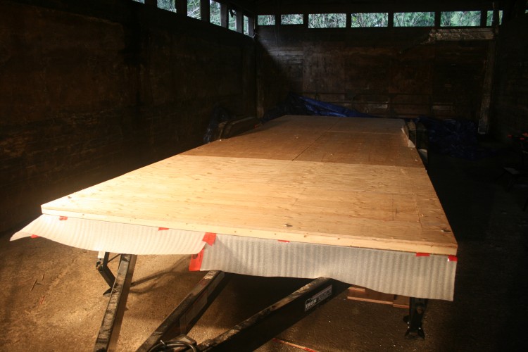Subfloor done!