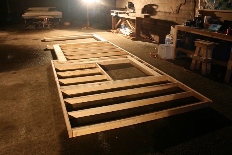 The last wall laid out