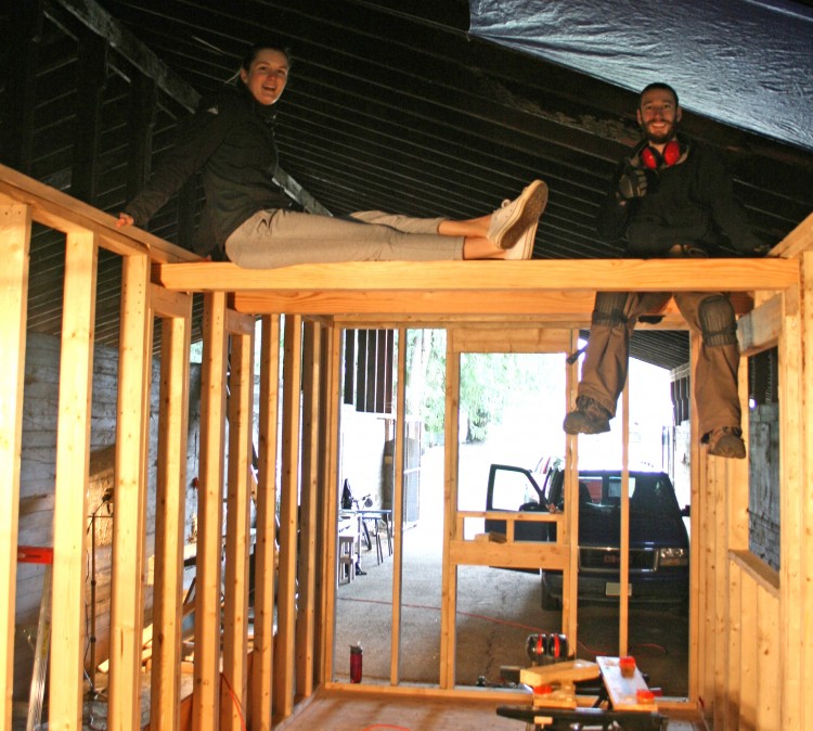 We have a second storey!