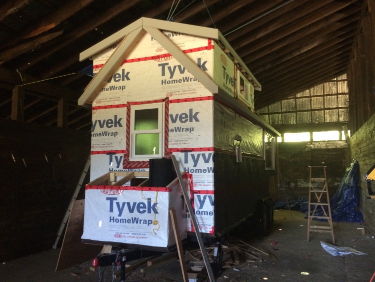 Tiny House Construction – Weeks 13-16