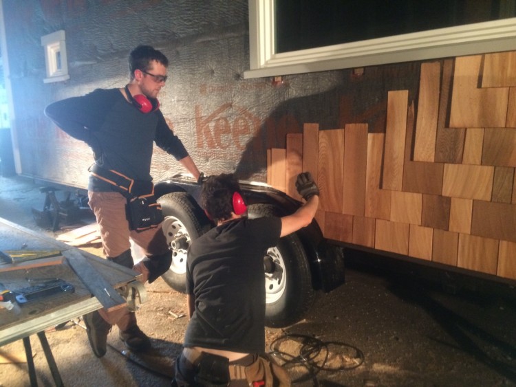 Figuring out how to shingle around round objects with Brady
