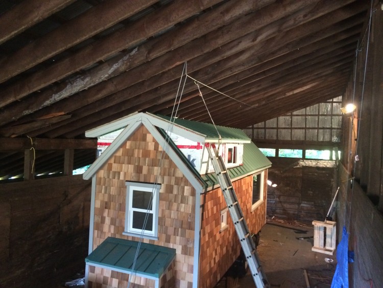 Roof coming together
